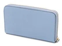 GUCCI 　グッチ　インターロッキングG ラウンドファスナーロングウォレット　ライトブルー　449347　アウトレット【431】2143100504707