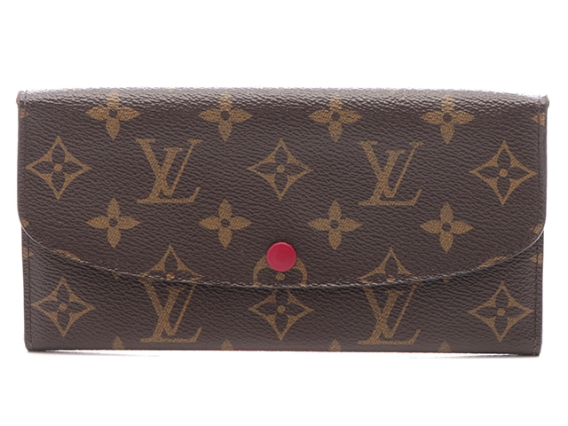 LOUIS VUITTON ルイ・ヴィトン ポルトフォイユ・エミリー モノグラム フューシャ 長財布 M60697 2148103723018  【205】 の購入なら「質」の大黒屋（公式）