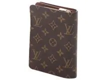 ヴィトン　二つ折り　ジップ　財布　M61207 モノグラム LOUIS VUITTON ルイ ヴィトン モノグラム ポルト パピエ ジップ