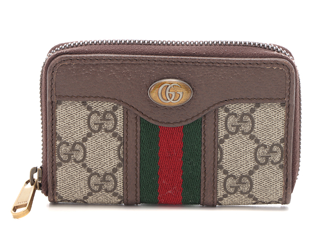 GUCCI グッチ GGスプリーム オフィディア コインパース ベージュ / ブラウン PVC / レザー コインケース 597613  2148103723117 【205】 の購入なら「質」の大黒屋（公式）