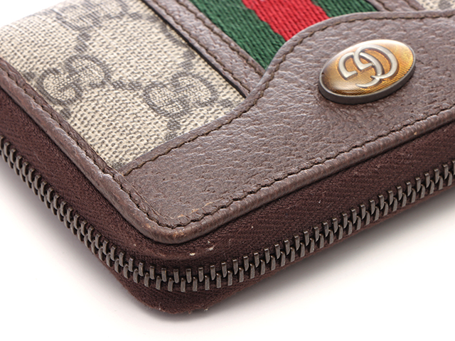 GUCCI グッチ GGスプリーム オフィディア コインパース ベージュ GUCCI グッチ GGスプリーム オフィディア コインパース ベージュ