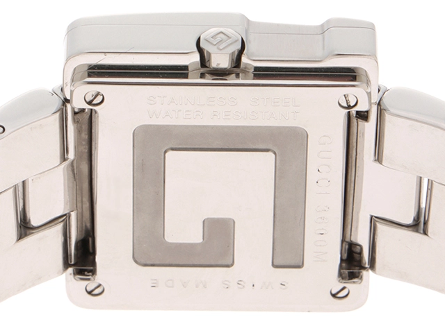 GUCCI グッチ 腕時計 3600M YA036303 ステンレス ブラック文字盤 クオーツ【472】SJ