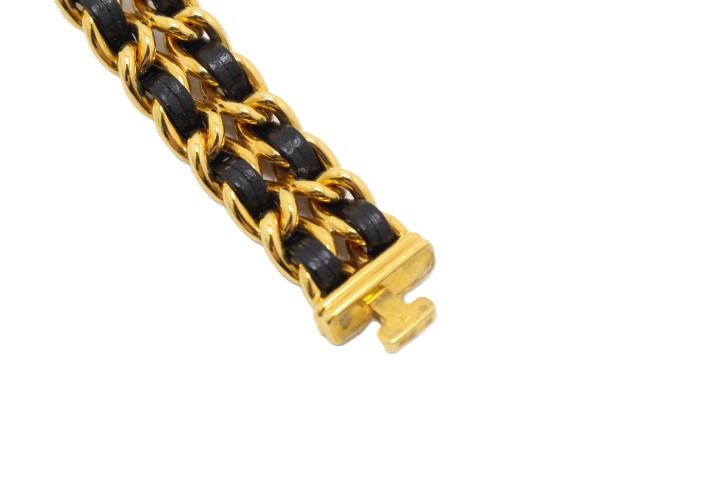 CHANEL シャネル プルミエールL H0001 GP/レザー クォーツ【460】2148103724480