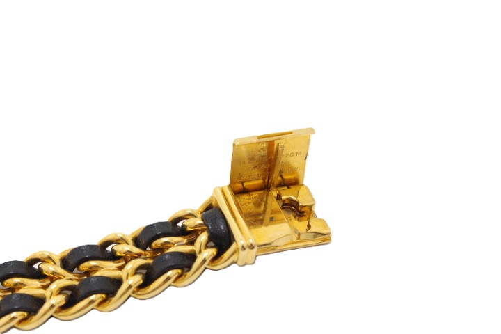 CHANEL シャネル プルミエールL H0001 GP/レザー クォーツ【460】2148103724480