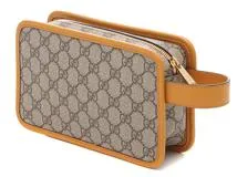GUCCI グッチ インターロッキングＧ トラベルケース ベージュ/イエロー コーティングキャンバス/レザー 625764 2148103728334 【432】