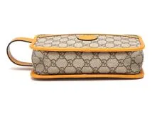GUCCI グッチ インターロッキングG トラベルケース ベージュ