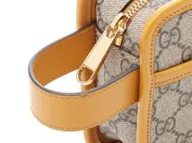 GUCCI グッチ インターロッキングＧ トラベルケース ベージュ/イエロー コーティングキャンバス/レザー 625764 2148103728334 【432】
