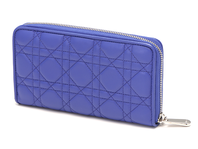 Dior ディオール レディディオール カナージュ ラウンド長財布