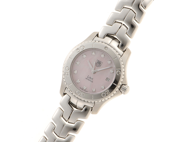 TAG HEUER タグホイヤー リンク WJ131C-1 ステンレススチール ピンク