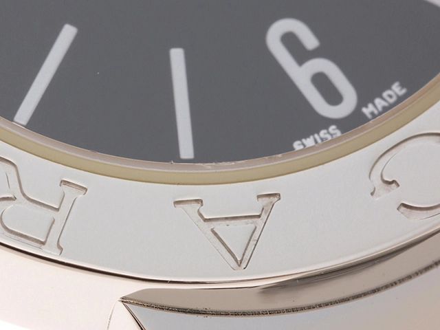 BVLGARI ブルガリ　レディース クオーツ　ブルガリブルガリ BB26SS　ブラック文字盤 SS【472】HK