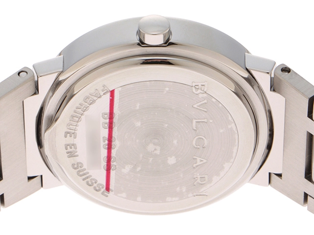 BVLGARI ブルガリ レディース クオーツ ブルガリ ブルガリ BB26SSD ロゴ無し ブラック文字盤 SS【472】HK