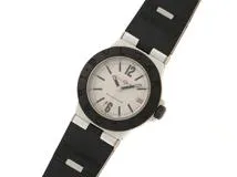 【BVLGARI】アルミニウム AL32TA シルバー ブラック ラバー BVLGARI ブルガリ アルミニウム AL32TA シルバー ラバー