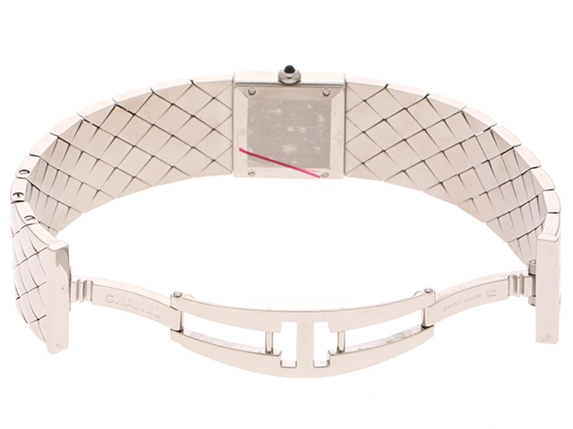 CHANEL　シャネル　マトラッセ　H0009　ブラック文字盤　ステンレススチール　クオーツ　レディース時計　2148103729638【207】