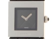 CHANEL　シャネル　マトラッセ　H0116　ステンレス/レザー　女性用クオーツ時計【473】