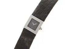 【訳有り】シャネルマトラッセ H0116 クォーツ 2針 革ベルト シルバー 訳有り】シャネルマトラッセ H0116 クォーツ 2針 革ベルト シルバー
