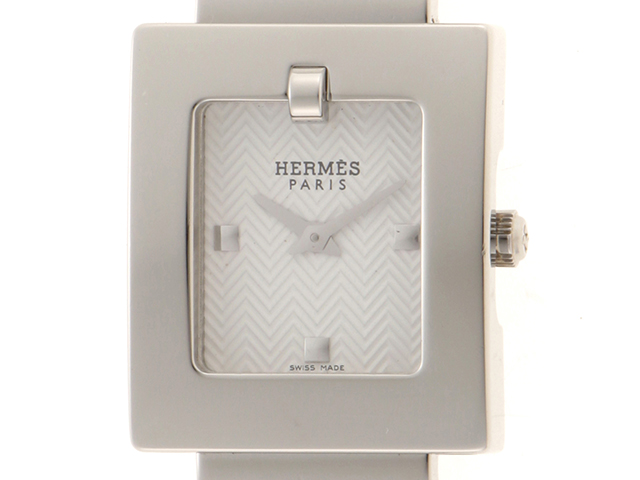 HERMES エルメス ベルトウォッチ BE1.110 ホワイト文字盤