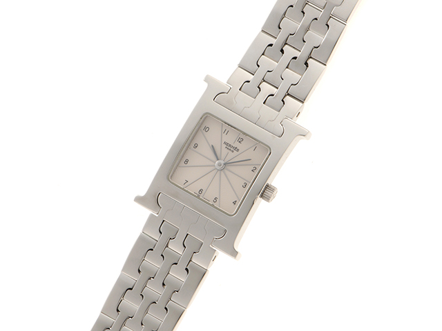 HERMES エルメス Hウォッチ HH1.210 SS クォーツ レディース