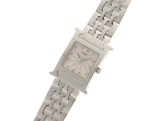 HERMES　エルメス　Ｈウォッチ　HH1.210　ＳＳ　クォーツ　レディース時計【436】　2148103729690