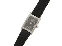 新品電池】 エルメス タンデム ダークグレー文字盤 クォーツ TA1.210