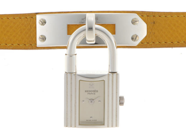エルメス HERMES ケリーウォッチ KE1.210 HERMES エルメス ケリーウォッチ KE1.210 SS/レザー 女性用