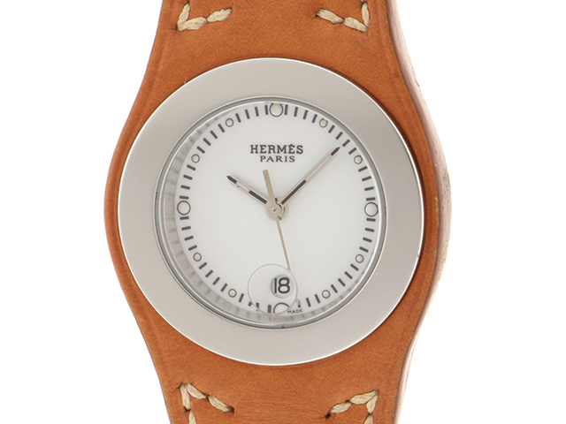 HERMES アーネ/HA3.210 HERMES エルメス 時計 アーネ HA3.210 ホワイト文字盤