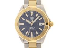 TAG HEUER タグ・ホイヤー アクアレーサー WBD2120.BB0930 SS/GP オートマティック メンズ ブルー文字盤【430】2148103730474