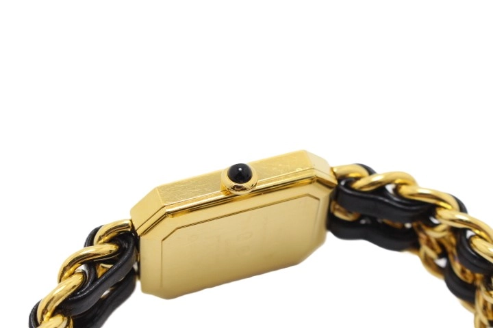 CHANEL シャネル プルミエールL H0001 GP/レザー クォーツ【460】2148103730580