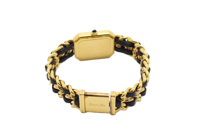 CHANEL シャネル プルミエールL H0001 GP/レザー クォーツ【460】2148103730580