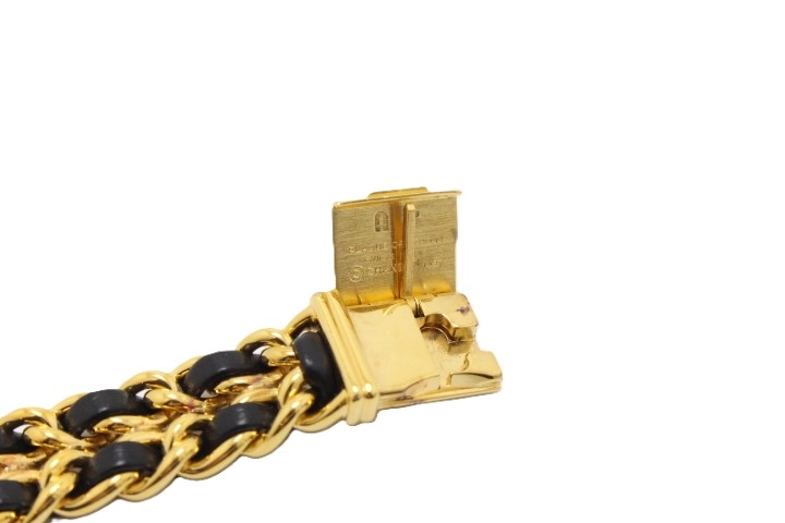 CHANEL シャネル プルミエールL H0001 GP/レザー クォーツ【460】2148103730580