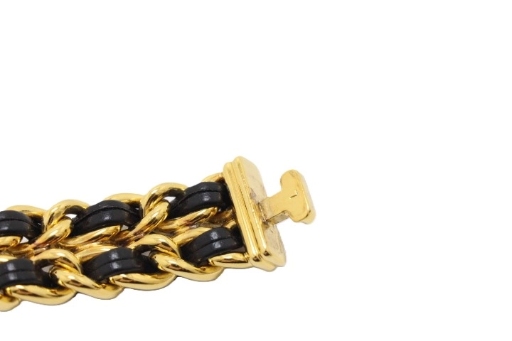 CHANEL シャネル プルミエールL H0001 GP/レザー クォーツ【460】2148103730580