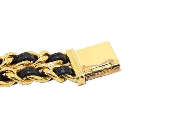 CHANEL シャネル プルミエールL H0001 GP/レザー クォーツ【460】2148103730580