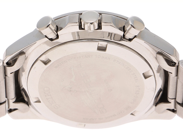 SEIKO セイコー500 TYPE エヴァウォッチ 500系新幹線25周年 8T63-01P0 パープル 初号機 メンズ クオーツ (2148103730894)【200】