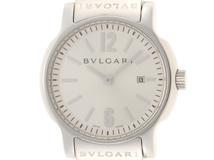 BVLGARI ブルガリ レディース腕時計 ソロテンポ ST29S ステンレス SS ホワイト クォーツ【472】UH
