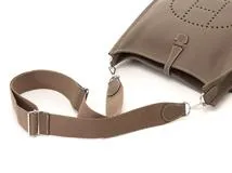 HERMES　エルメス　エヴリンⅢPM　エトゥープ　シルバー金具　C刻印　【432】2148103731235