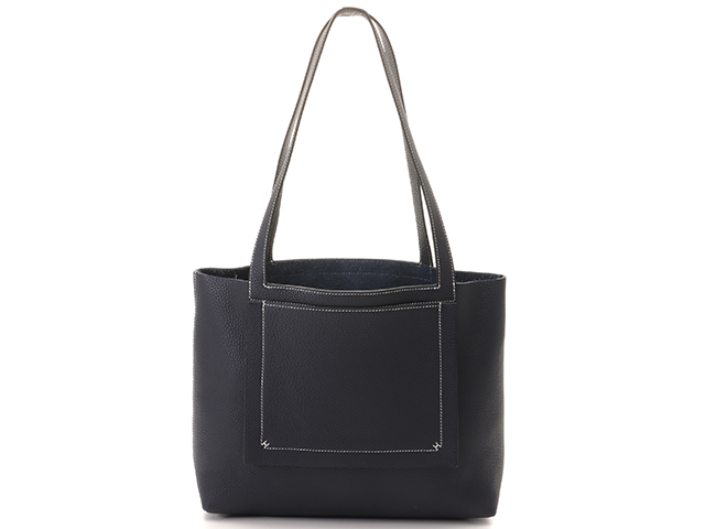 HERMES エルメス カバセリエ31 ブルーニュイ トリヨンクレマンス U刻印