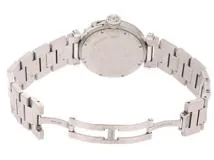 CARTIER　カルティエ　パシャC　ビッグデイト　W31053M7　自動巻き　ステンレス　ブラック文字盤　100m防水　【432】　2148103731600