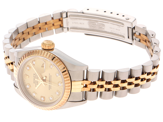 ROLEX ロレックス デイトジャスト SS/YG 自動巻き 69173G
