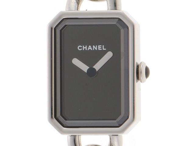 CHANEL シャネル プルミエール H3248 クオーツ SS ブラック文字