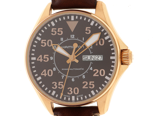 HAMILTON Khaki Aviation Pilot H644450/H64445595 Brown Dial