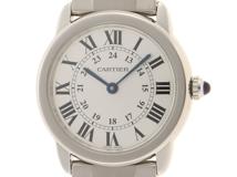 Cartier カルティエ 腕時計 2015年正規品 ロンド ソロ ドゥ カルティエ SM W6701005 スティール シルバーロマ字文字盤 クォーツ【472】SJ