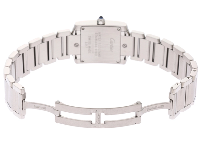 Cartier カルティエ タンクフランセーズSM W51008Q3 SS 女性用クオーツ時計【473】