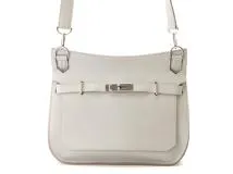 Hermès　エルメス　ジプシエール28　パールグレー　シルバー金具　□R刻印　2014年頃製造　【433】2143300225334