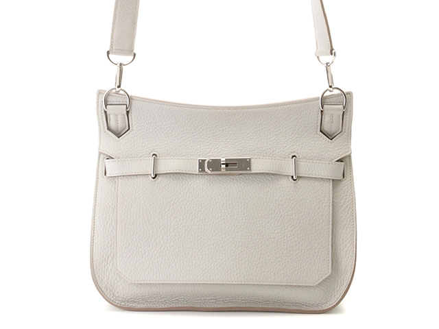 Hermès　エルメス　ジプシエール28　パールグレー　シルバー金具　□R刻印　2014年頃製造　【433】2143300225334