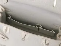 Hermès　エルメス　ジプシエール28　パールグレー　シルバー金具　□R刻印　2014年頃製造　【433】2143300225334