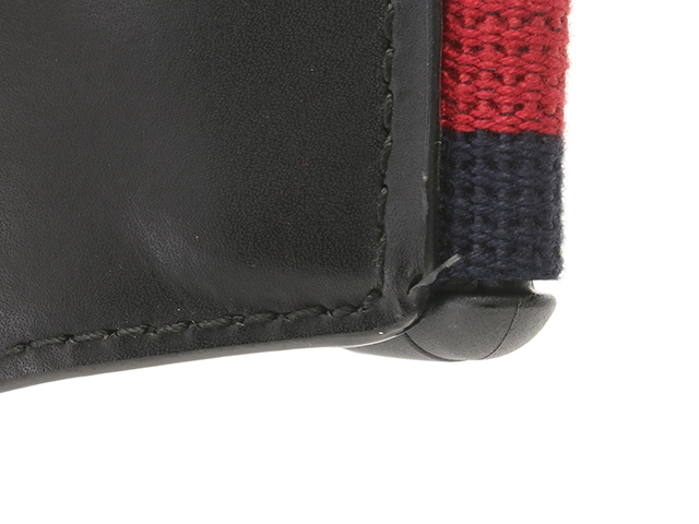 GUCCI　グッチ　GGスプリーム　ベルトバッグ　474293　ブラック　PVC/レザー【433】