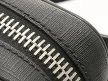 GUCCI　グッチ　GGスプリーム　ベルトバッグ　474293　ブラック　PVC/レザー【433】