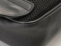 GUCCI　グッチ　GGスプリーム　ベルトバッグ　474293　ブラック　PVC/レザー【433】