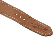 HERMES　エルメス　Hウォッチ　HH1.210　SS/レザー　クォーツ　シルバー文字盤【430】2148103735660