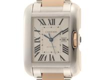 Cartier　カルティエ　W5310007　タンクアングレースMM　18PG/SS　オートマチック　メンズ　腕時計（2148103736162）【430】C