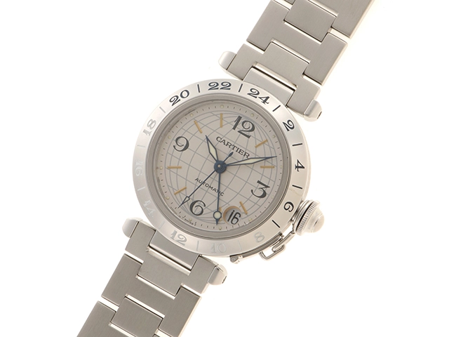 Cartier カルティエ 腕時計 パシャC メリディアン W31029M7 シルバー ユニセックス 自動巻き （2148103737855）【200】